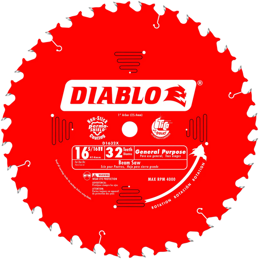 Diablo D1632X 16" x 32-Tooth General Purpose Wood Circular Saw Blade