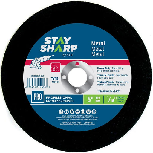 5" Metal Cutting Cut Off Zip Disc for Angle Grinder