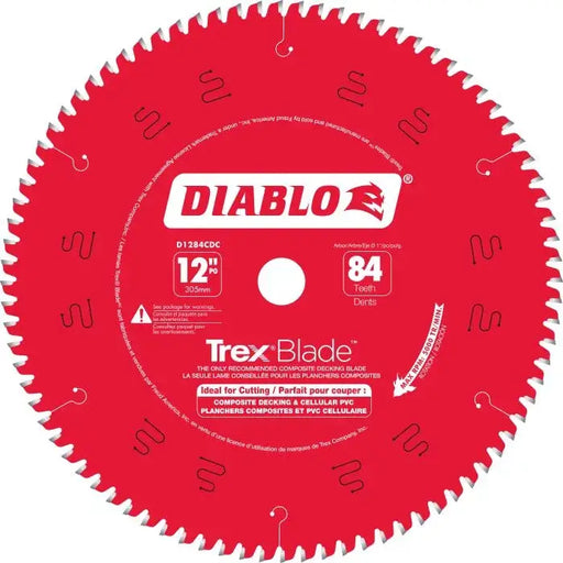 Diablo D1284CDC 12" x 84 Tooth Trex Saw Blade