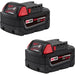 Milwaukee M18 Red Lithium XC 5.0 Battery Two Pack