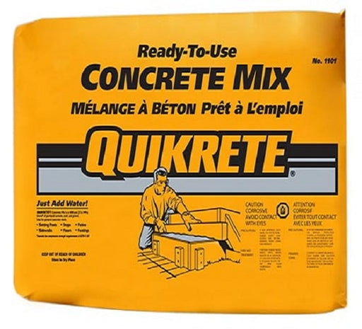 Quikrete redi mix concrete mix 50 pound bag