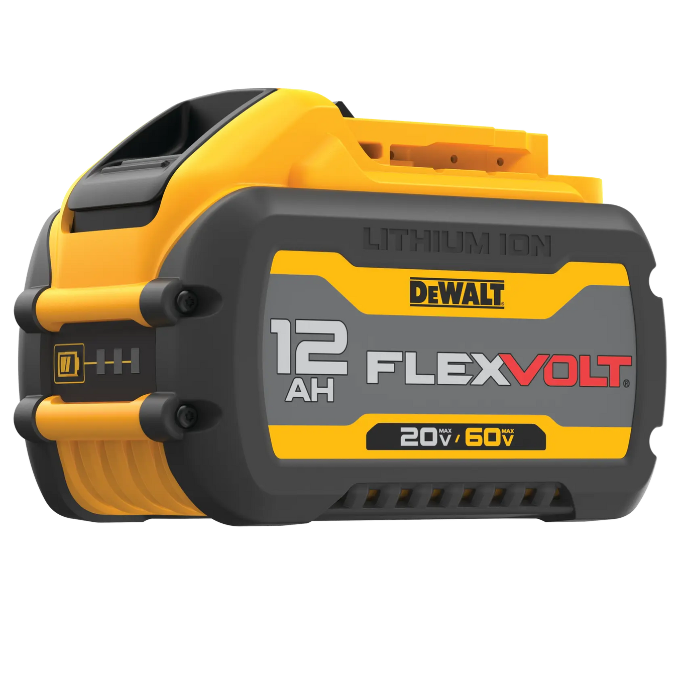 DeWalt DCB612 20V/60V MAX FLEXVOLT 12.0Ah battery on white background