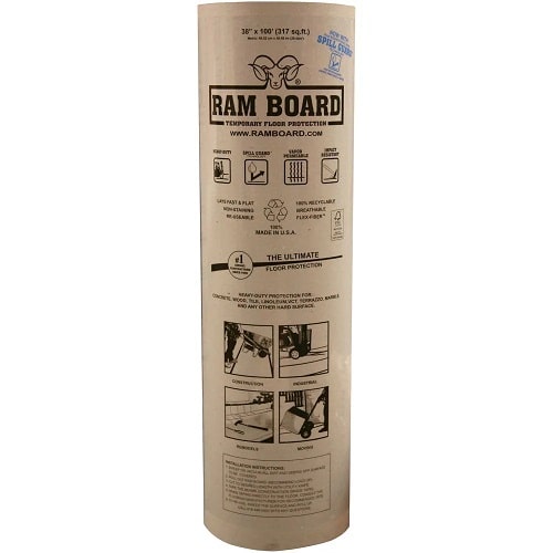 RamBoard Cardboard Paperboard Floor Protection Roll