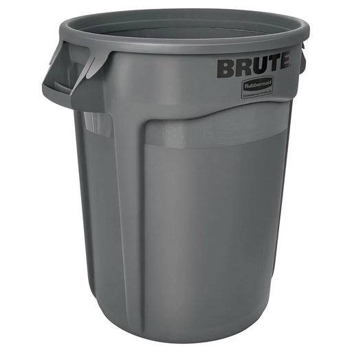 Rubbermaid BRUTE 44 gallon round container in gray