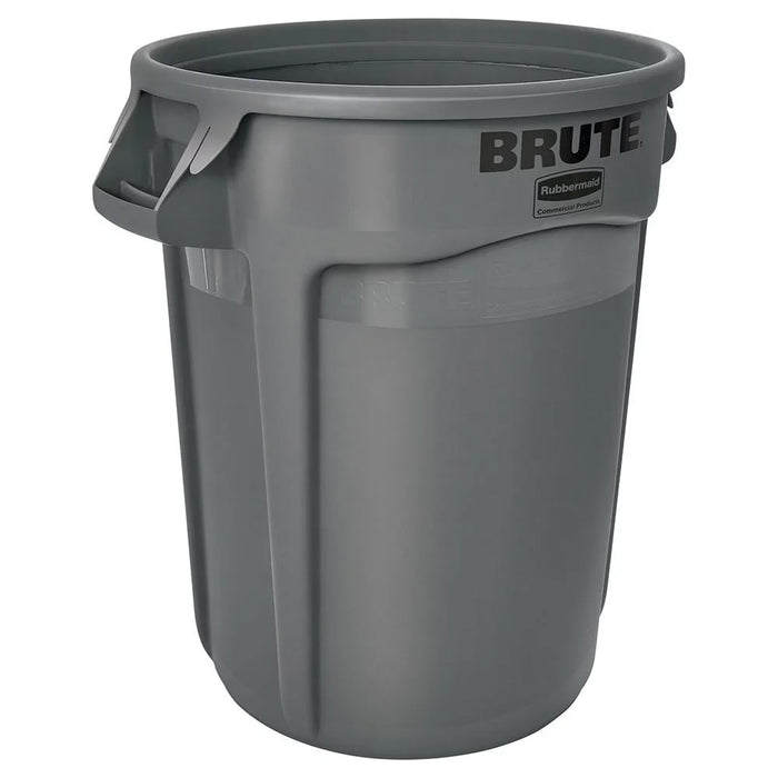 Rubbermaid BRUTE 44 gallon round container in gray