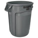 Rubbermaid BRUTE 44 gallon round container in gray