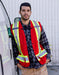 Forcefield surveyor's safety vest, red, worn