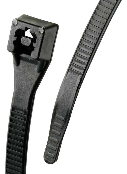 Cable Ties, 14 in., Black, 100 Pack