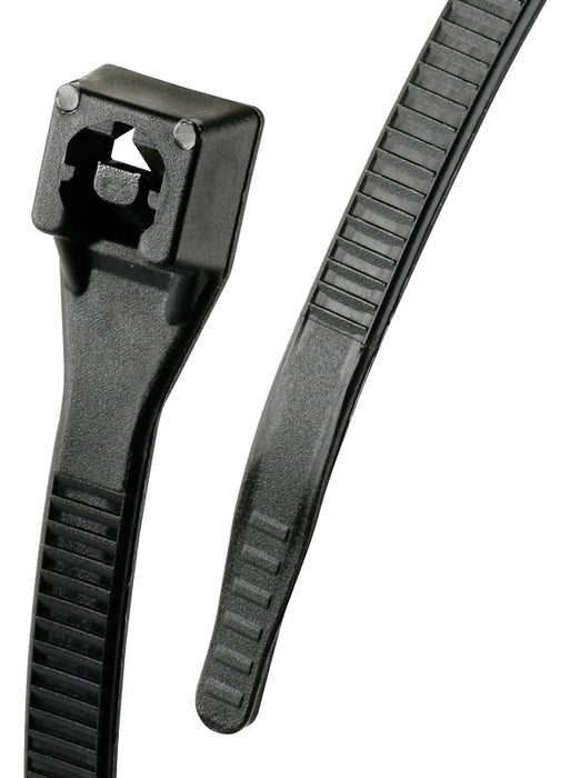 Cable Ties, 14 in., Black, 100 Pack