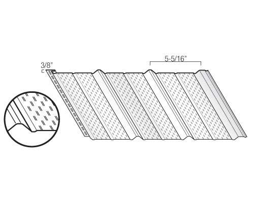 Kaycan SP-600 16 in. aluminum soffit profile