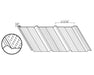 Kaycan SP-600 16 in. aluminum soffit profile