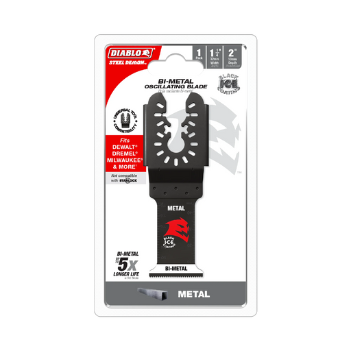 Diablo 1-1/4" Steel Demon™ Universal Fit Bi-Metal Oscillating Blades for Metal DOU125BF