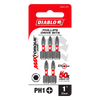 1" #1 Phillips Drive Bits (5-Pack) DPH11P5