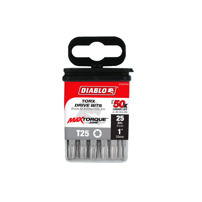 1" #25 Torx Drive Bits (25-Pack)