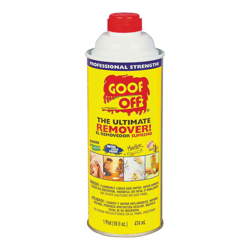 Goof Off FG653 Professional Strength Remover 16 oz bottle