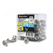 #10 by half inch stainless steel pan head self tapping square drive metal screws 