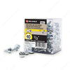 #10 by half inch Zinc Pan Head Self Drilling Tek Metal Screws 100/Pack