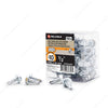 #10 by half inch zinc plated hex head self drilling tek metal screws pack