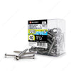 #10 by one and a half inch stainless steel pan head self tapping square drive metal screws 