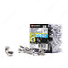 #10 by three quarter inch stainless steel pan head self tapping square drive metal screws 