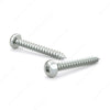 #10 zinc coated pan head square drive metal screws