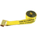 Erickson 58700 yellow 3 in. x 30 ft. winch strap with flat hook