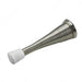 Onward 3 in. flexible door stop, nickel finish with rubber tip
