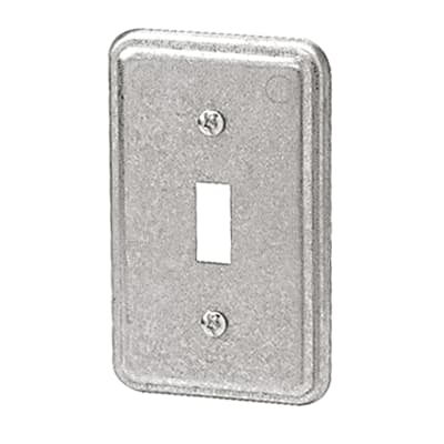 Iberville 11C5-CRT steel toggle switch utility box cover