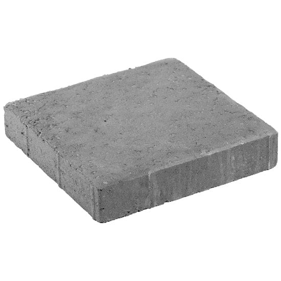 12" x 12" Smooth Grey Concrete Paver