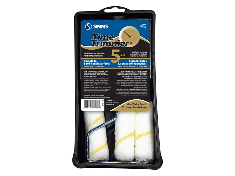 Simms Time Trimmer 4 in. fabric roller and tray set, series photo