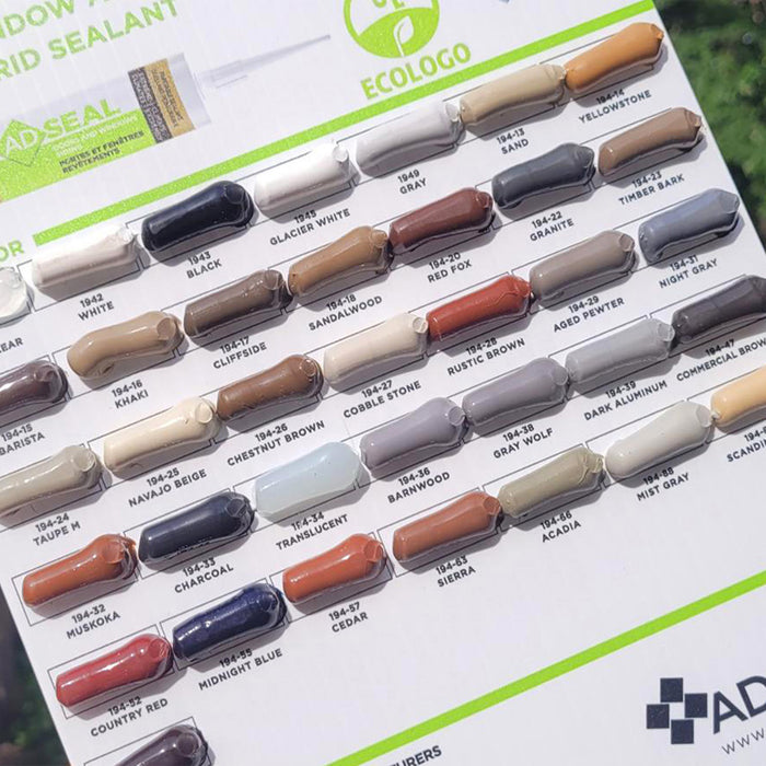 Adfast Adseal 1940 James Hardie ColorPlus colour chart