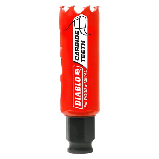 Diablo 1" Carbide Teeth Hole Saw for Wood and Metal