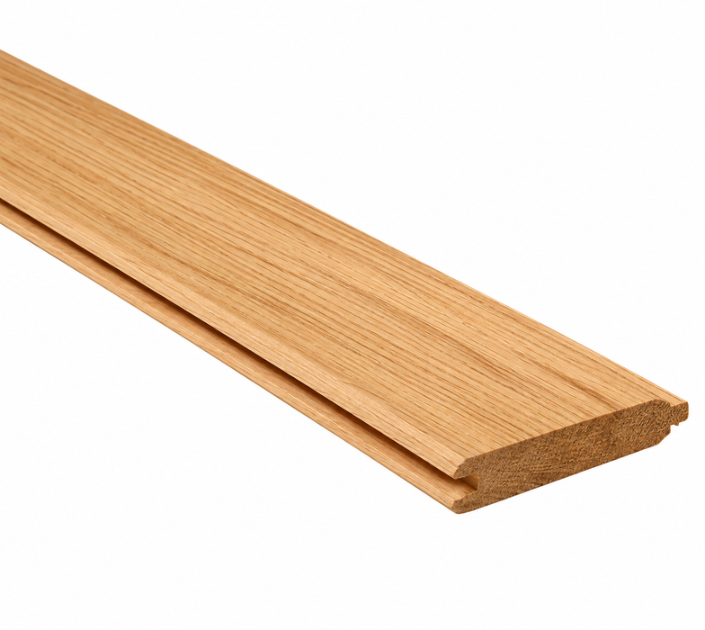 Western Red Cedar tongue-and-groove board face, clear kiln-dried