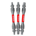 2-1/2" Assorted Double-Ended Square Drive Bits (3-Piece) DDESQV25-S3