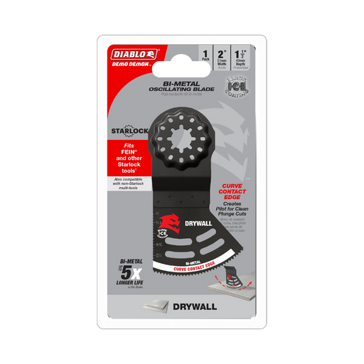 2" Starlock Bi-Metal Oscillating Blade for Drywall DOS200RBD