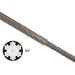 King Chain - 1 ft. 7x7 Strand PVC Coated Wire Aviation Cable (Select Size)