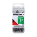 Arrow - 1/8" x 1/4" Grip Range Medium Aluminum Pop Rivets (20-Pack) - 04RMA18
