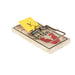 Victor - Easy-Set Wooden Rat Trap with Pre-Baited & Metal Spring - 09M205TRI