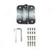 4" Door Butt Adjustable Spring Hinge Brushed Chrome - Onward 51822BCB1