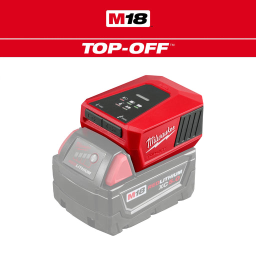 Milwaukee 2847-20 M18 TOP-OFF Charger and Power Supply, view 2