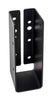 2" x 6" Black Concealed Flange Z-Max Single Ply Hanger - APLH26