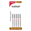 Diablo DJT101AO5 3-1/4" 20TPI High Carbon Steel Jig Saw Blade Set for Soft Wood (5-Pack) in Packaging