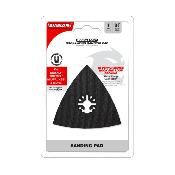 Diablo DOUSAND 3-1/8" Universal Fit Oscillating Sanding Pad in Packaging