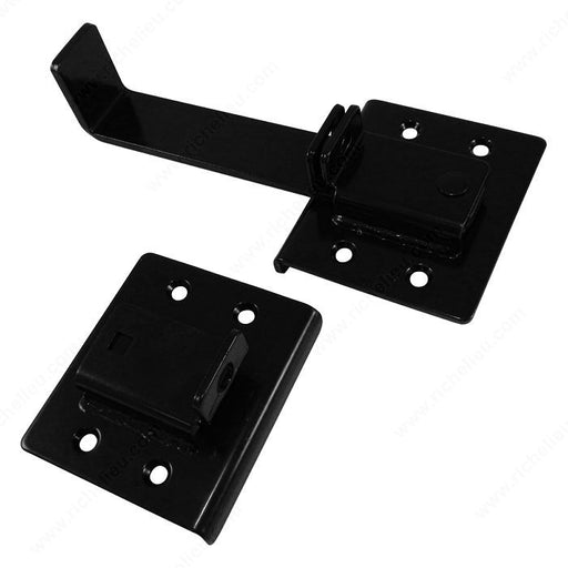Heavy Duty Black Flip Gate Latch - Onward 3014FBV