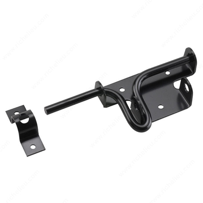 Black Slide Action Gate Latch - Onward 303FBR