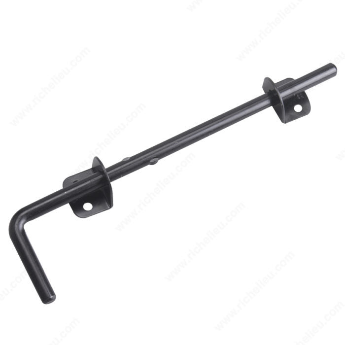 12" Black Gate Cane Bolt - Onward 305FBR