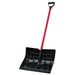 Vulcan 18 inch poly snow shovel with steel handle and D-grip