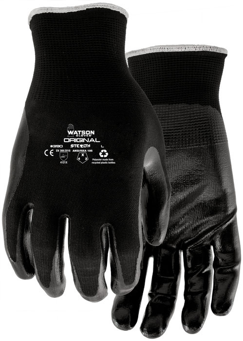 Watson 390 Stealth Original nitrile coated work gloves