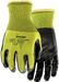 Watson Stealth Light Artillery 396X6 hi-vis yellow nitrile coated work gloves, 6-pair pack