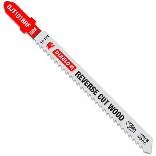 Saw blade with Diablo branding on a white background